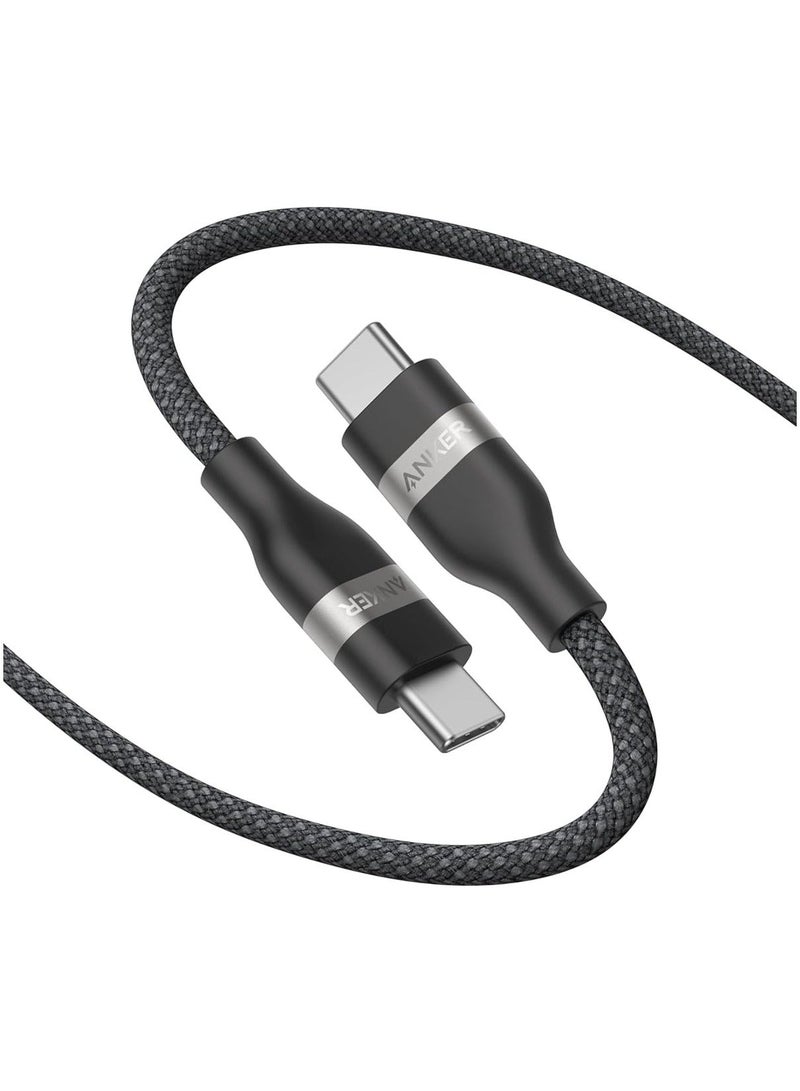 Anker USB-C Car Charger, 75W Max Ultra-Compact Type-C Fast Car Charger with Built-In Retractable Cable Car Adapter for iPhone 17/16 Series, Samsung S24/S23, MacBookPro/Air, iPad, and More & Nano USB C Cable, 240W 6 ft Flexible Multi-Color Braided Cord, Fast Charging Type C Charger for iPhone 17/17 Pro/17 Air/17 Pro Max, MacBook Pro, iPad Pro, Galaxy S24, and More(Black) Bundle - Image 3