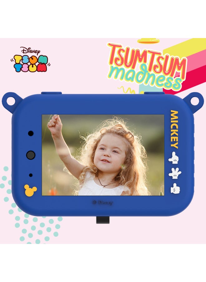 Disney Strawberry Bear Children's Digital Camera Can Take Pictures Of Baby Boys And Girls Shaking Sound Network Red HD Small SLR-Color:S5 Meimei +16g  - Image 2