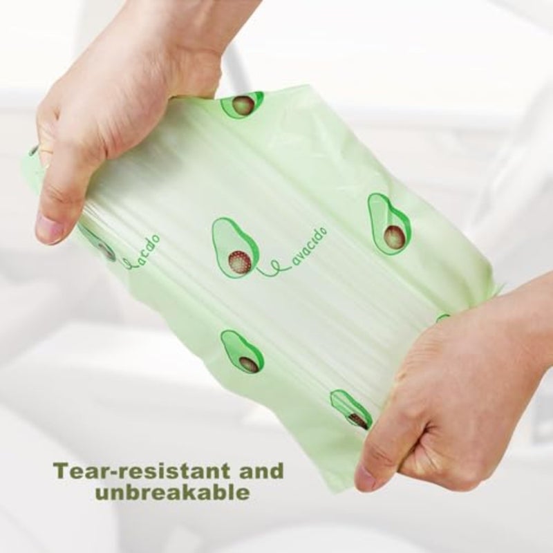 Car Trash Bag, 200 Count Green Disposable Plastic Hanging Auto Trash Bags with 4 Hooks for Car, Travel, Home, Office - Image 3