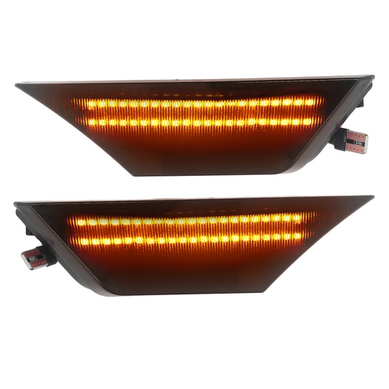 2 Pcs Side Marker Turn Lamp 34300 TET H01 Amber Front Side Light Kit for Civic 2016‑2020 - Image 1