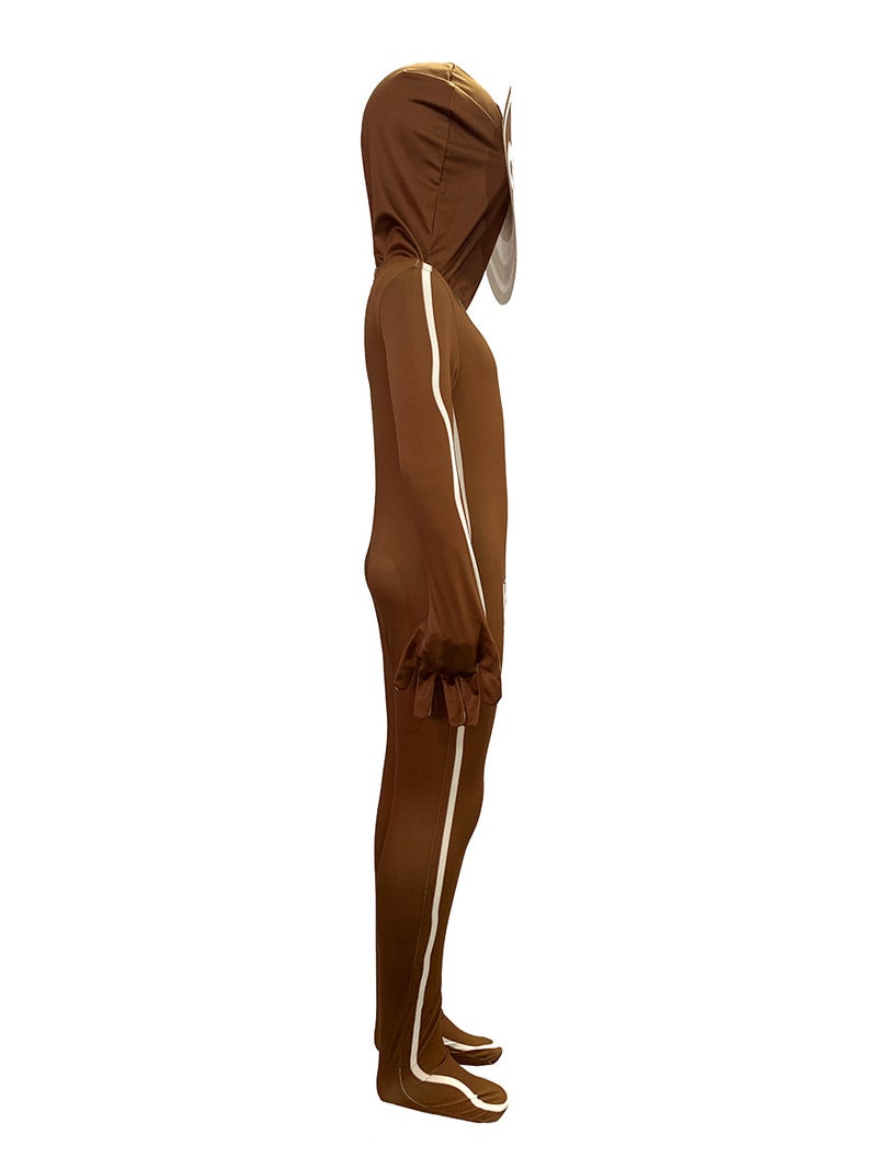 Christmas Cosplay Tight-Fitting Jumpsuit Role-Playing Costume Gingerbread Man Stage Performance - Image 5