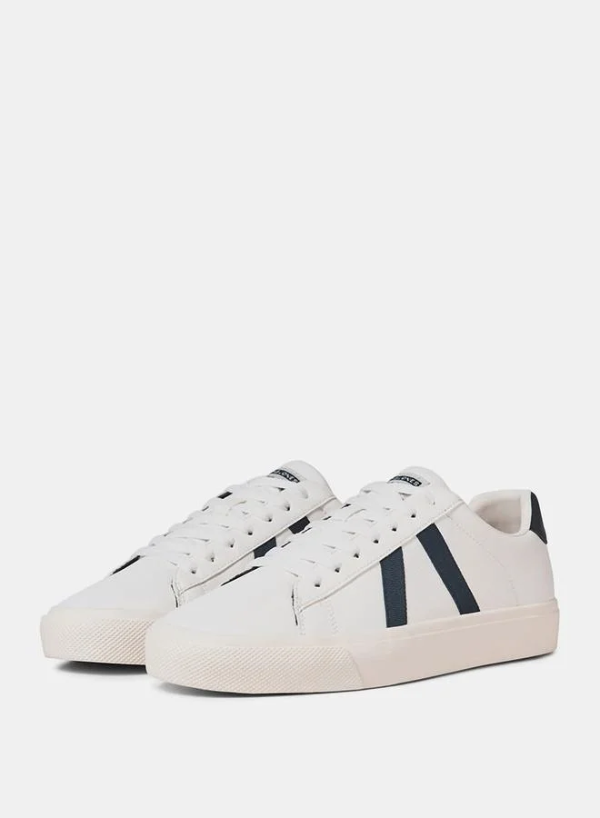 JACK & JONES Striped Patterned Round Toe Sneakers