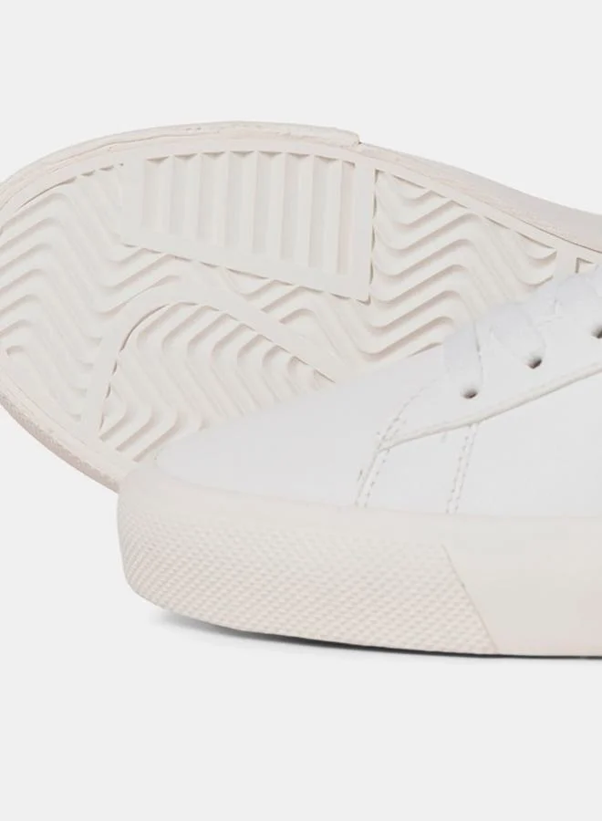 JACK & JONES Striped Patterned Round Toe Sneakers