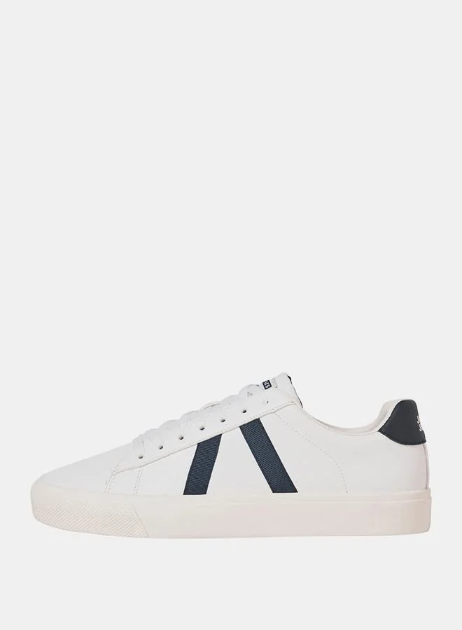 JACK & JONES Striped Patterned Round Toe Sneakers