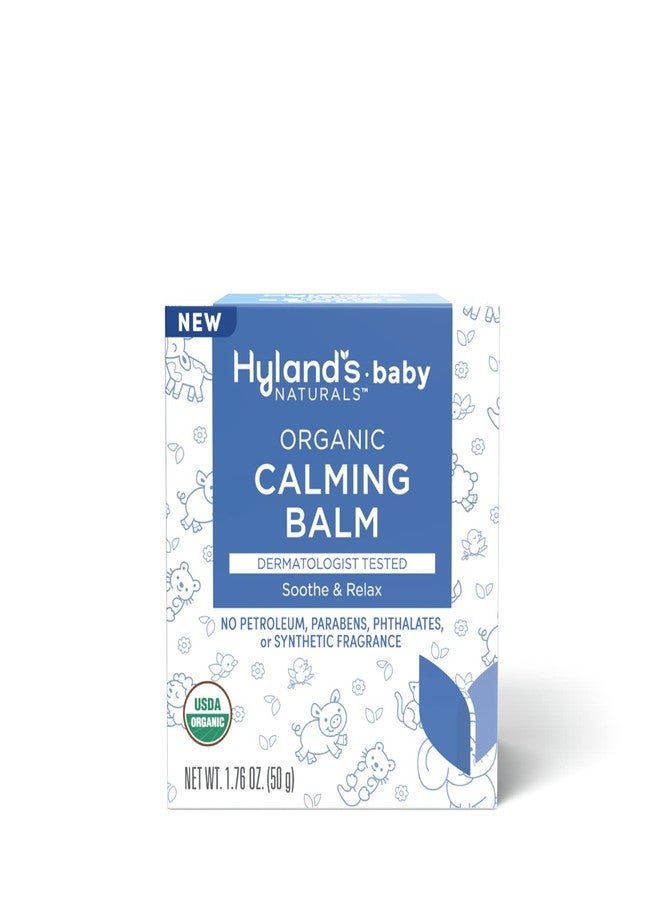 Hyland's Baby Organic Calming Balm, Soothe and Relax, With Organic Lavender, Eucalyptus, and Bergamot Fruit Oil, Safe and Gentle, Dermatologist Tested, 1.76 oz. - Image 1