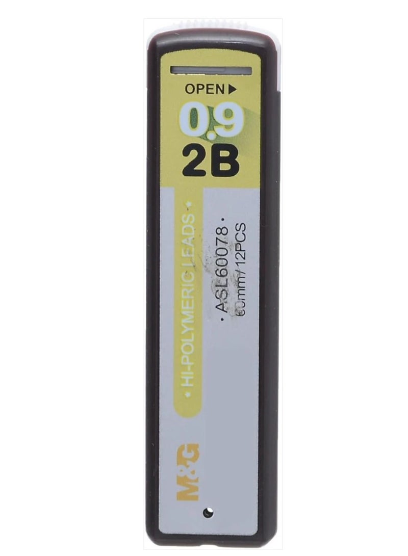 M&G Mechanical Pencil Leads, 2B 0.9Mm - NO: Asl 60078 - Image 1