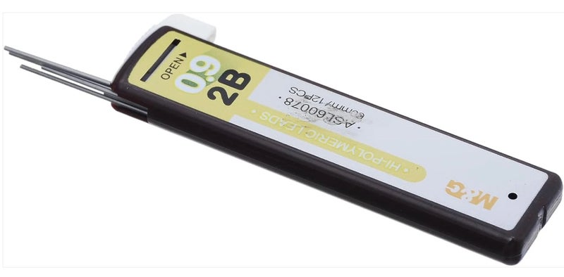 M&G Mechanical Pencil Leads, 2B 0.9Mm - NO: Asl 60078 - Image 3