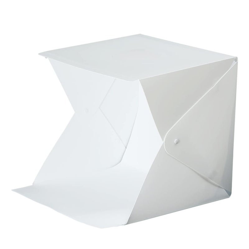 Folding LED Photo Light Tent With Color Backdrops Portable Softbox For Jewelry Photography - Image 2