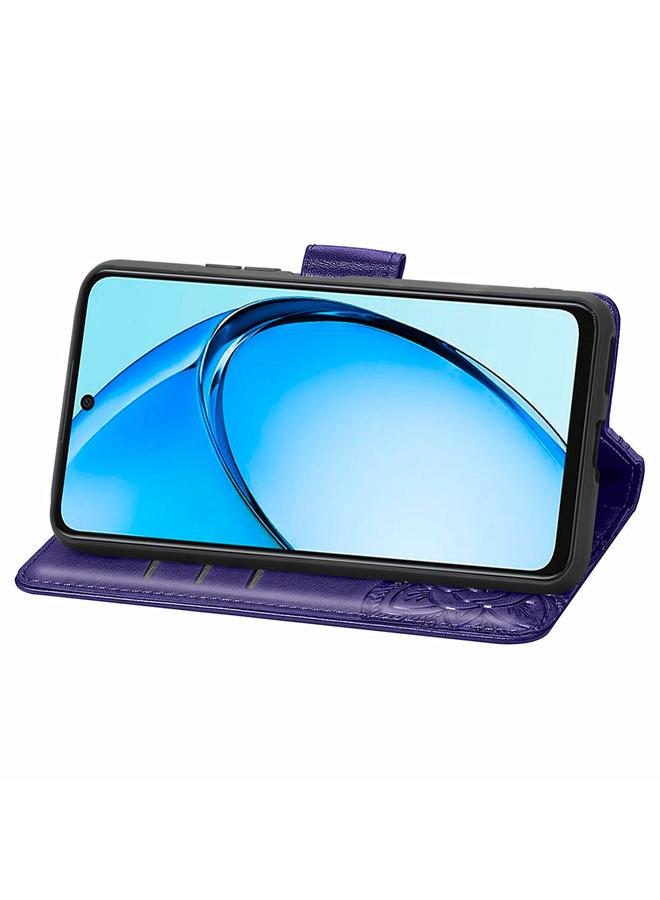 S-TOP Case For OPPO A60 Butterfly Love Flower Embossed Leather Phone Case - Image 4