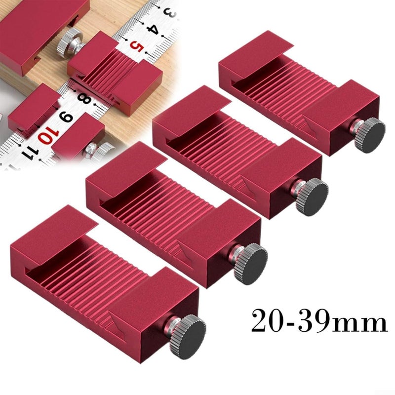 Steel Ruler Positioning Limit Block With Aluminum Alloy Stop Fence 39mm For Accurate Measuring And Marking - Image 3