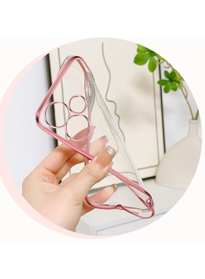 اس-توب جراب لهاتف Infinix Hot 30، جراب هاتف TPU بحامل على شكل فراشة بلون متدرج لامع - Image 5