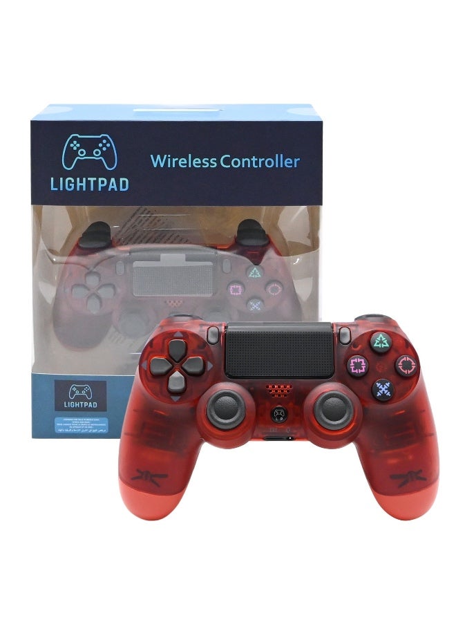 LIGHTPAD PlayStation 4 DualShock 4 Wireless Controller  Crystal Red - Image 1