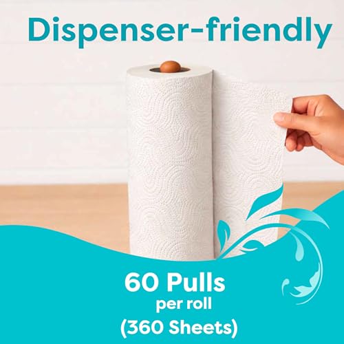 Origami 2 Ply 2 in 1 Kitchen Tissue Paper Roll - Pack of 6 (60 Pulls Per Roll, 360 Sheets) - Image 3