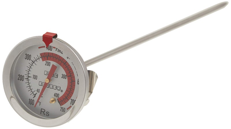 King Kooker SI12 12-Inch Deep Fry Thermometer , Silver - Image 1