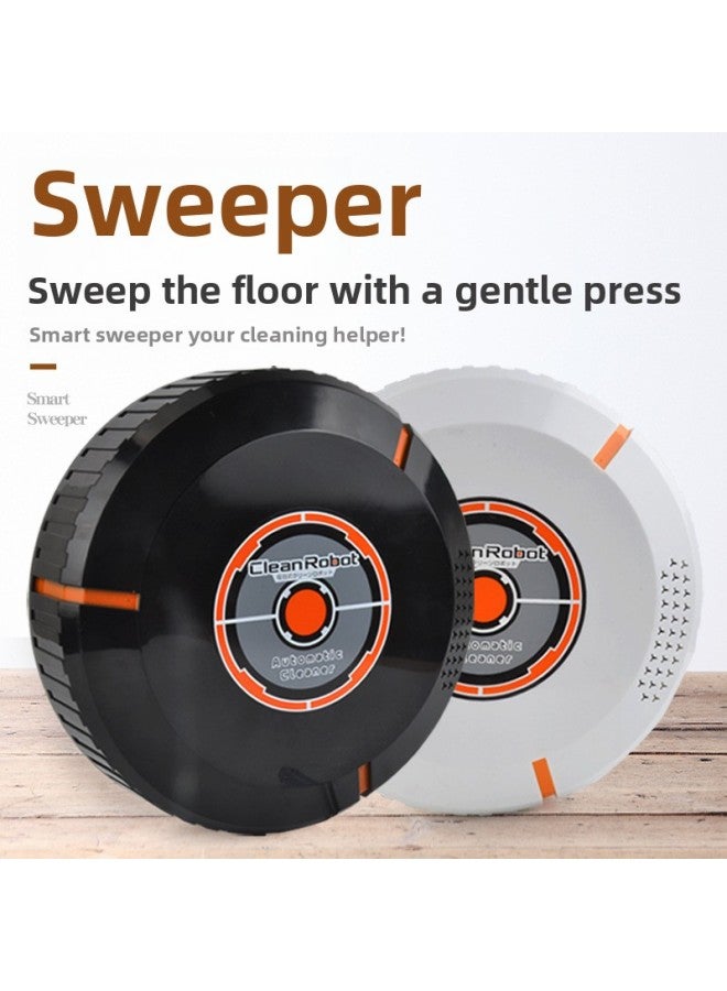 Children's Sweeping Robot Toy Simulation Electric Sweeping Vacuum Sweeper Rechargeable Girls Play House-Color:Black (rechargeable Model) - Image 4