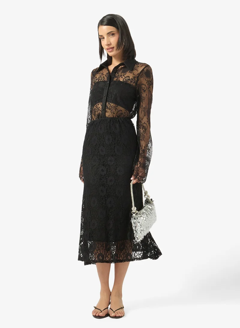 Ginger Lace A Line Skirt