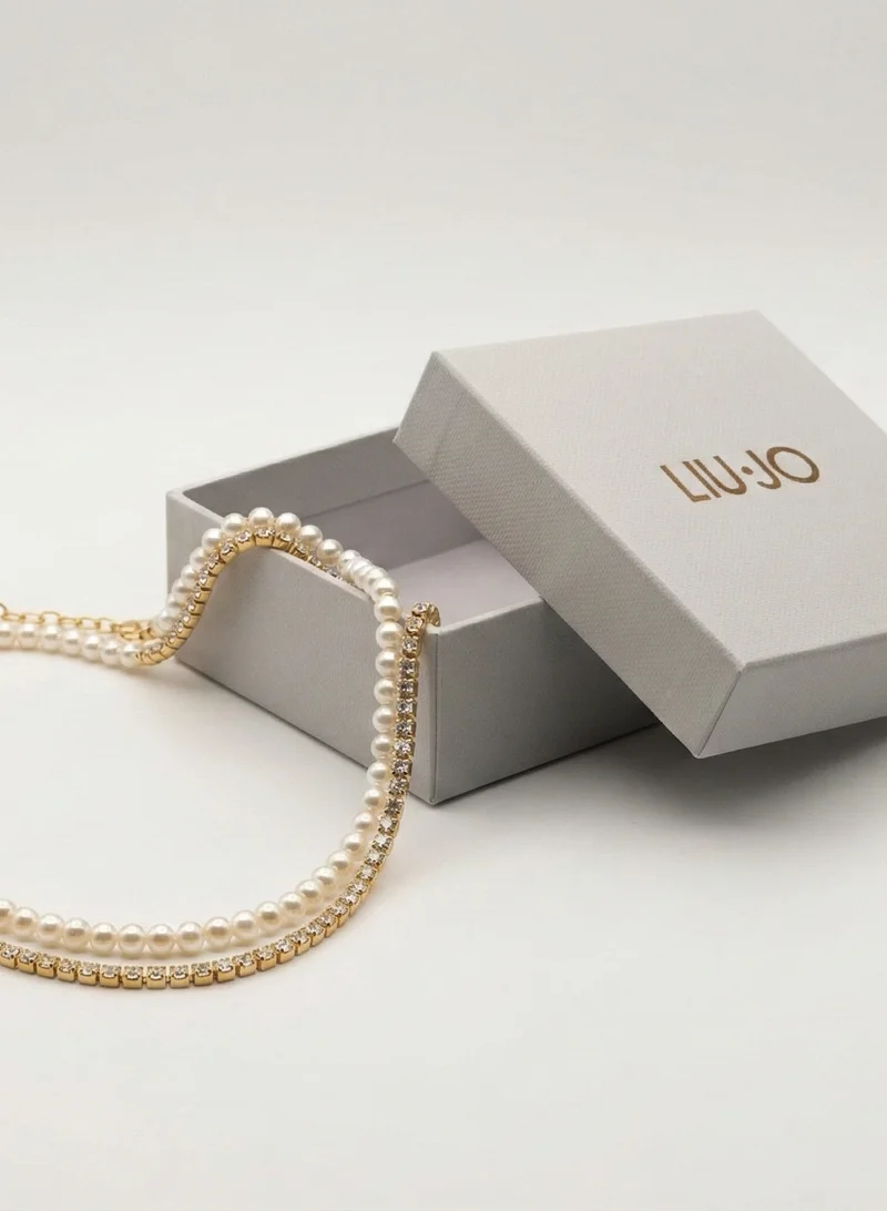 Liu Jo  Liu Jo Lune Duo Gold Necklace for Women | Best Price UAE
