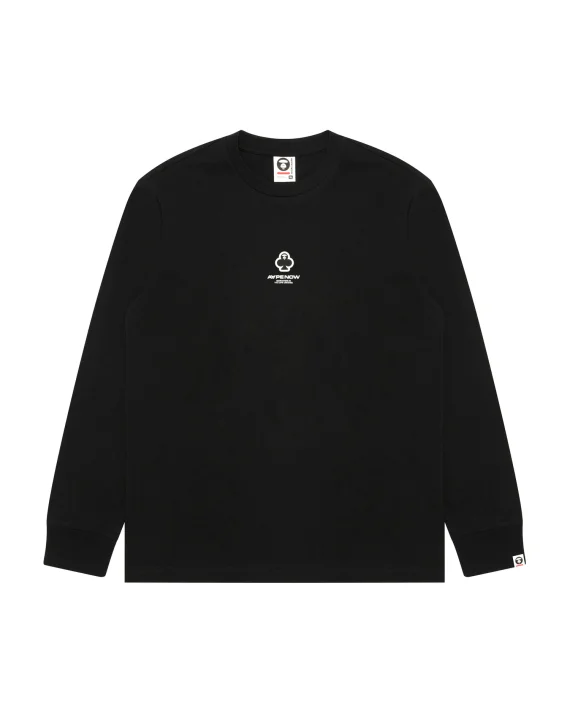 AAPE AAPENOW clover moonface long sleeve tee