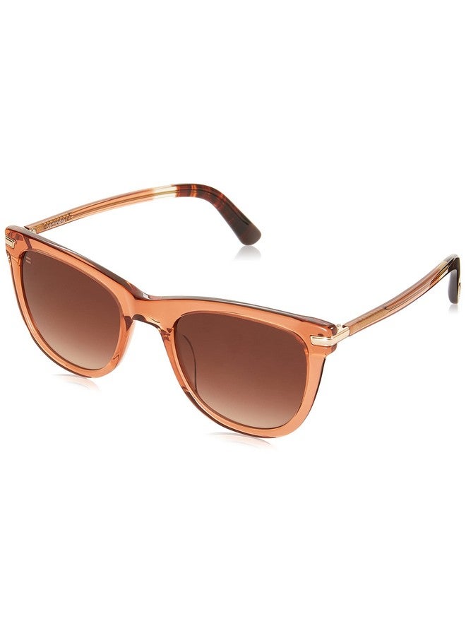 TOMS Women'S Rectangular Sunglasses, Terracotta Crystal/Shiny Gold, 53-22-147 - Image 1