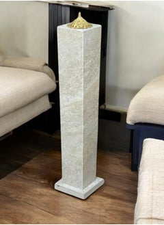 fan baytk Marble Alternative Incense Burners: Add a touch of luxury to your home with an elegant design, a touch of luxury in every corner, Height 80 cm, Width 15 cm, Length 15 cm, Perfect for entryways, decorations, and unique gifts.  - Image 1
