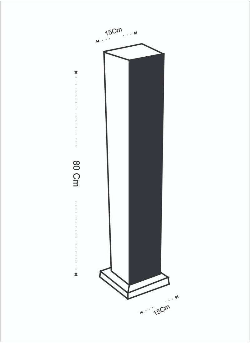 fan baytk - Marble Alternative Incense Burners: Add a touch of luxury to your home with an elegant design, a touch of luxury in every corner, Height 80 cm, Width 15 cm, Length 15 cm, Perfect for entryways, decorations, and unique gifts. - Image 1