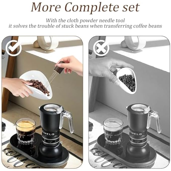 rayihni Ceramic Coffee Dosing Cup Coffee Bean Tray  Tea Storage Tray Coffee Bean Weighing Bowl With Spray Bottle Ceramic Dosing Vessel For Coffee Lovers Coffee Shop - Image 4