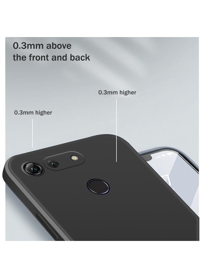 S-TOP Case For Honor View 20 Solid Color Imitation Liquid Silicone Straight Edge Dropproof Full Coverage Protective Case - Image 4