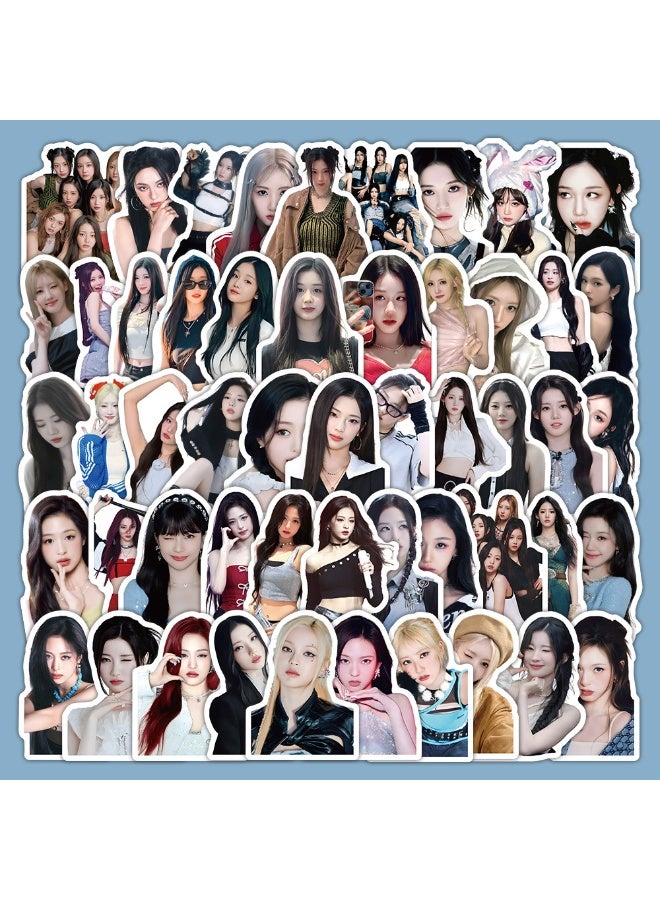 NIBEMINENT 60 Pcs Kpop BABYMONSTER Deco Kit Waterproof Stickers, High Definition Printing Bright Colors, Suitable for Laptop Skateboard Luggage Water Bottle Guitar DIY - Image 2