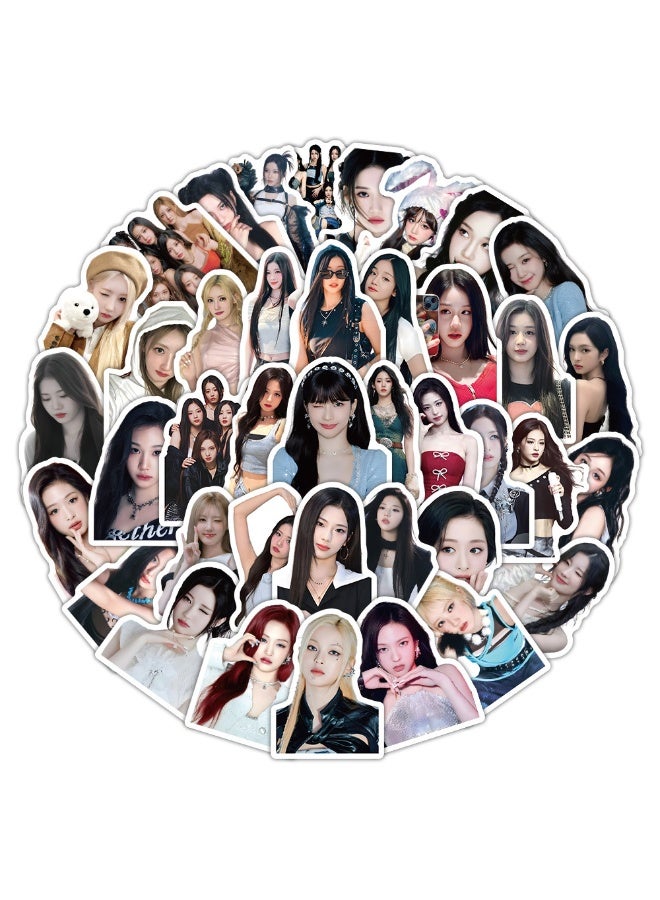 NIBEMINENT 60 Pcs Kpop BABYMONSTER Deco Kit Waterproof Stickers, High Definition Printing Bright Colors, Suitable for Laptop Skateboard Luggage Water Bottle Guitar DIY - Image 1