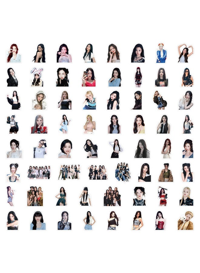 NIBEMINENT 60 Pcs Kpop BABYMONSTER Deco Kit Waterproof Stickers, High Definition Printing Bright Colors, Suitable for Laptop Skateboard Luggage Water Bottle Guitar DIY - Image 3