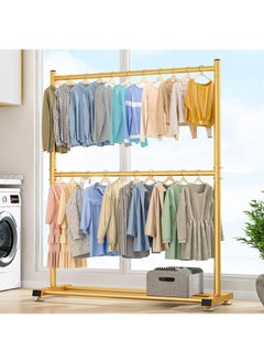 Y&D Floor Standing Vertical Storage Simple Coat And Hat Double Layer Drying Rack  - Image 3