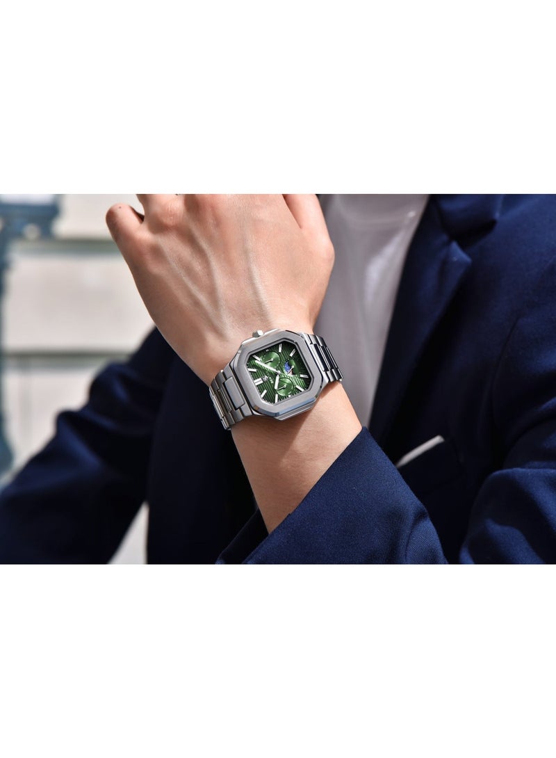 BENYAR Watches for Men Watch Luxury Stainless Steel Quartz Water Resistant Watch 5221 - Image 3