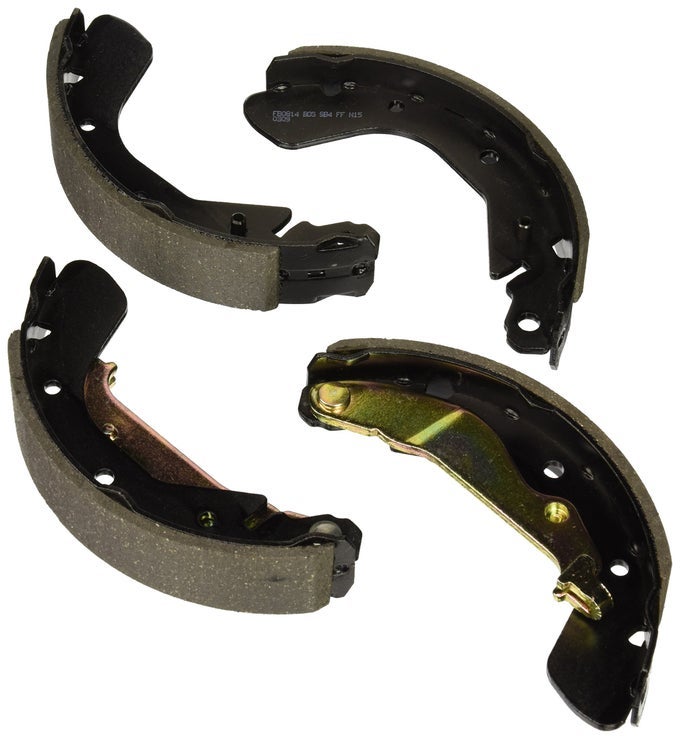 Bs814 Blue Drum Brake Shoe Set Compatible With Select Chevrolet Aveo Aveo5 Spark Pontiac G3 G3 Wave Wave Wave5 Suzuki Swift Rear