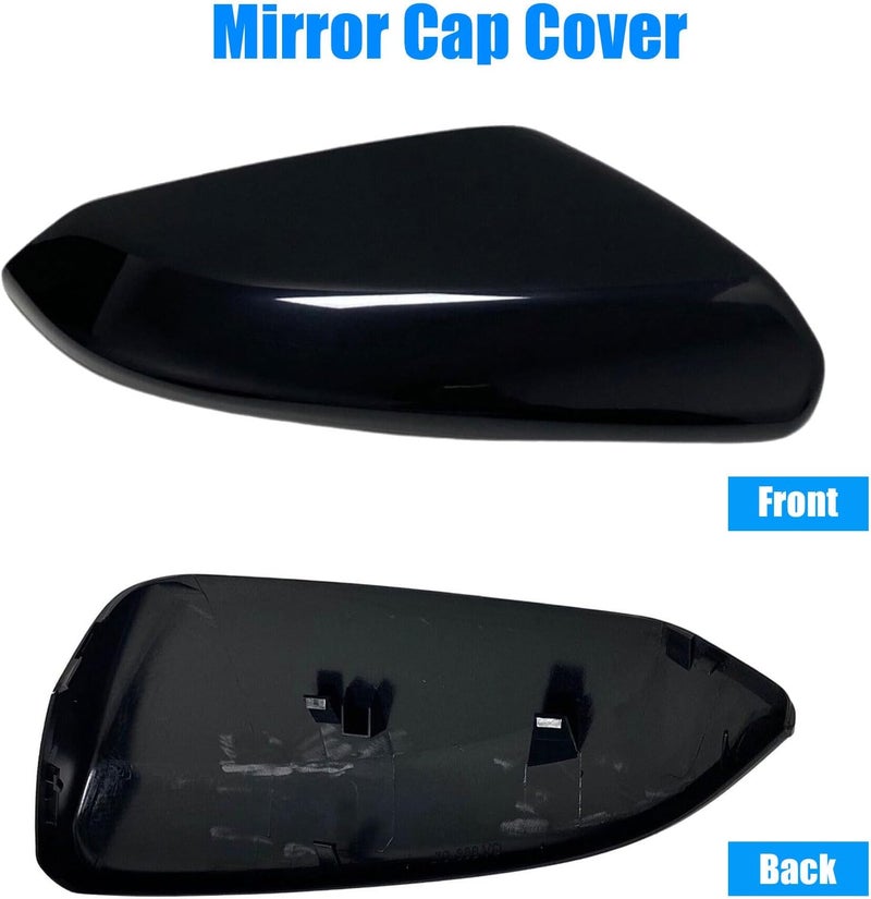 Priprilod Glossy Black Right Passenger Side Mirror Cap Cover - Image 4