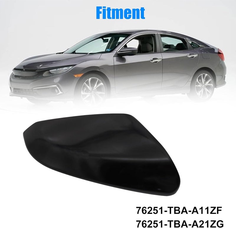Priprilod Glossy Black Right Passenger Side Mirror Cap Cover - Image 5