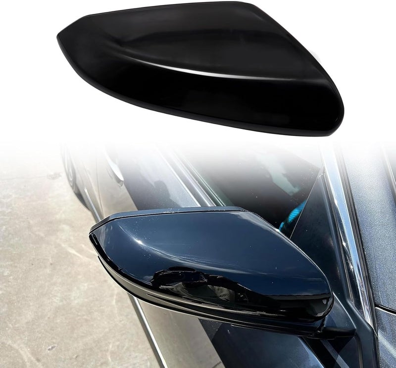 Priprilod Glossy Black Right Passenger Side Mirror Cap Cover - Image 1