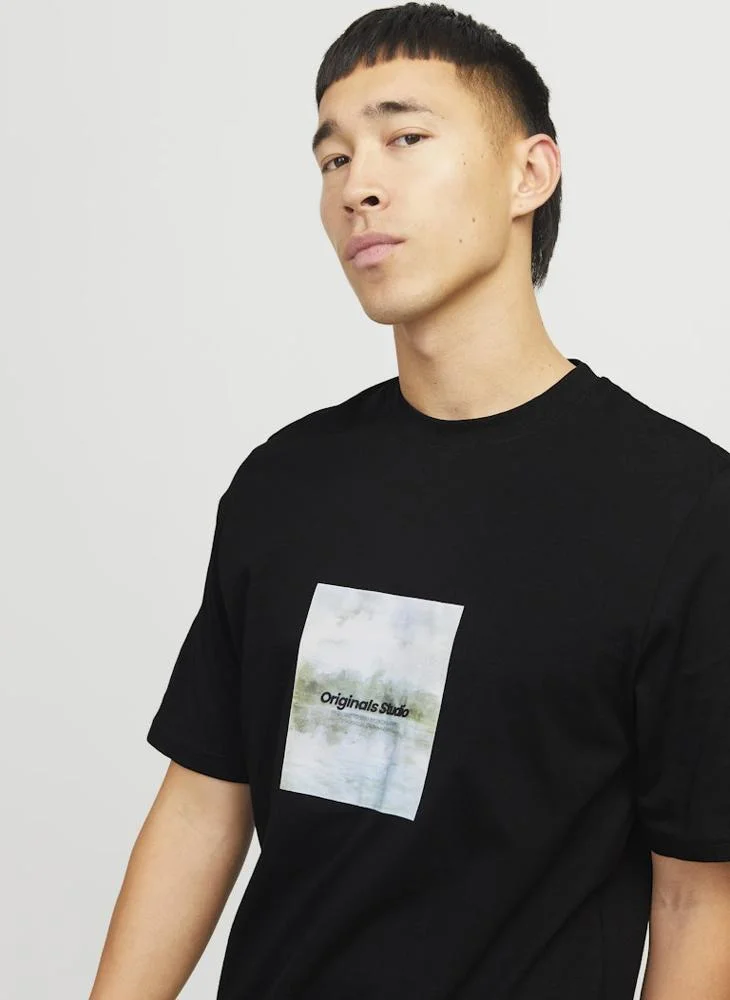 JACK & JONES Graphic Crew Neck T-Shirt