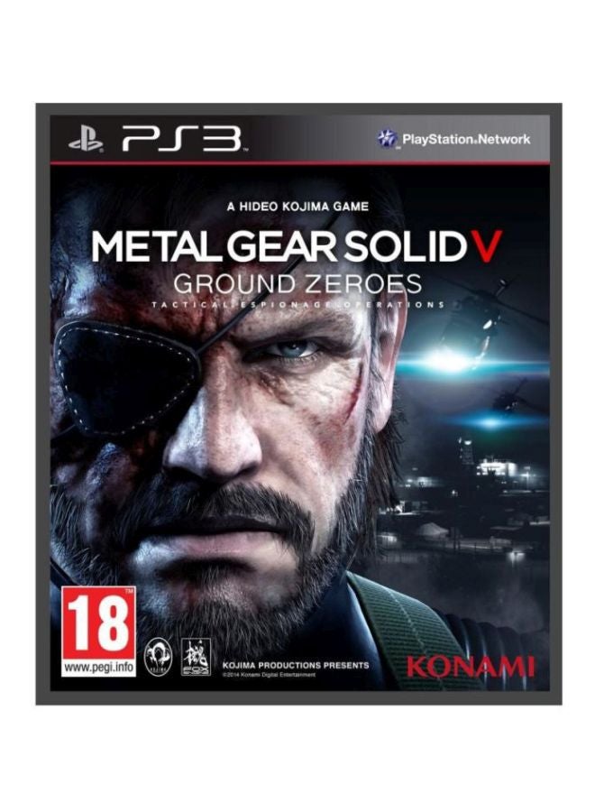 Konami Metal Gear Solid V Ground Zeroes (Intl Version) - Adventure - playstation_3_ps3 - Image 1