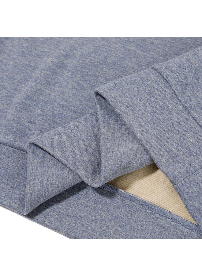 Aimer V-neck Pullover Long Sleeve Two-piece Set Heather Gray Blue 8wb 165 - Image 2