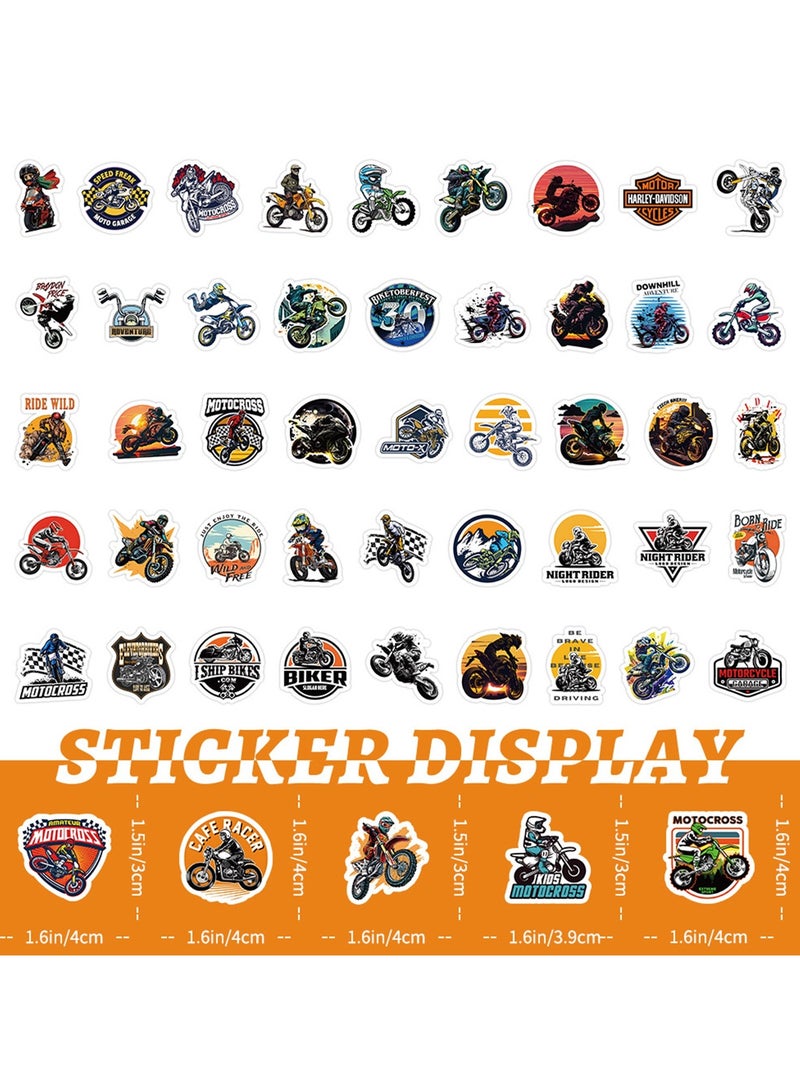 100 Pcs Cool Motorcycle Stickers for Kids, Motorcycle Helmet Stickers for Water Bottle,Vinyl Waterproof Stickers,Laptop,Phone,Skateboard Stickers Teens Girls and Boys Kids Gifts - Image 5