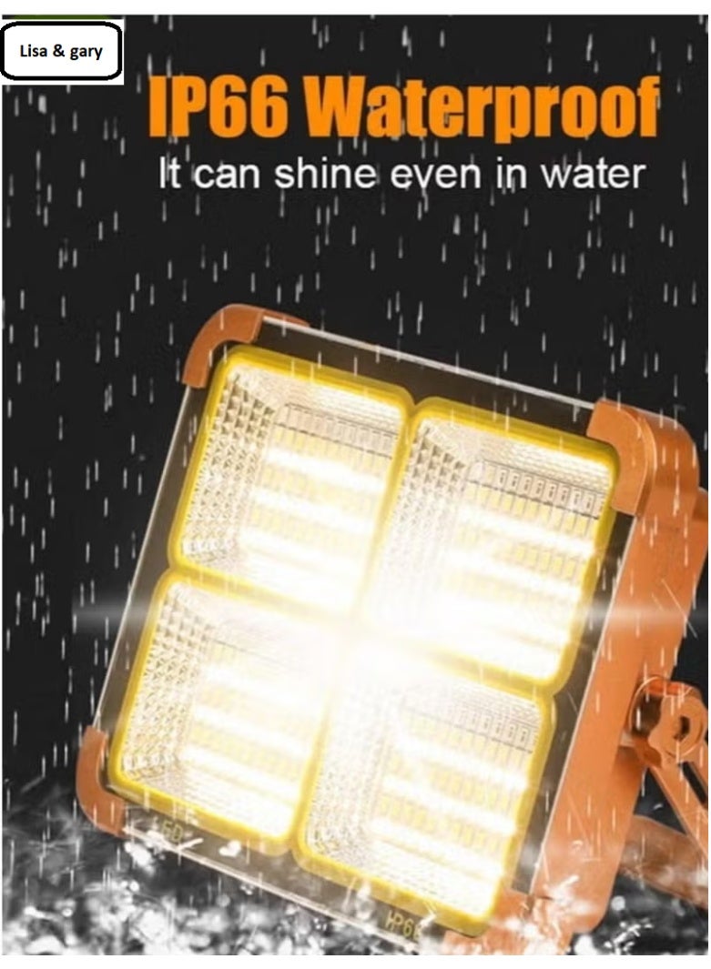 Lisa & Gary emergency light solar，handheld flashlight，Waterproof solar light, LED light,portable led rechargeable，solar light，solar lamp outdoor，solar lights outdoor，solar lights，led light white solar，rechargeable power bank, portable super bright floodlight, wireless floor/hanging type, suitable for emergency lighting during power outages and outdoor camping. - Image 4