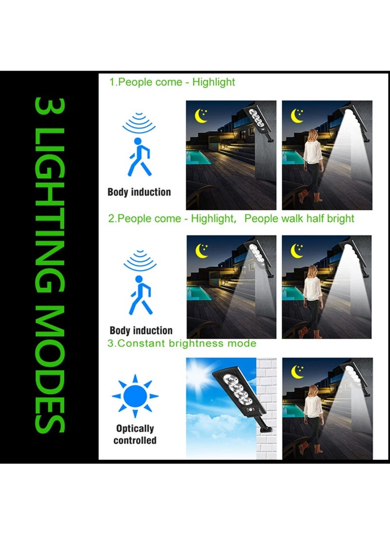 SOLAR Solar Street Lights LED Super Bright Solar LED Light Outdoor Street Lamp 3 Light Mode Motion Sensor IPX4 Waterproof Light for Garage ,Garden Street  - Image 5