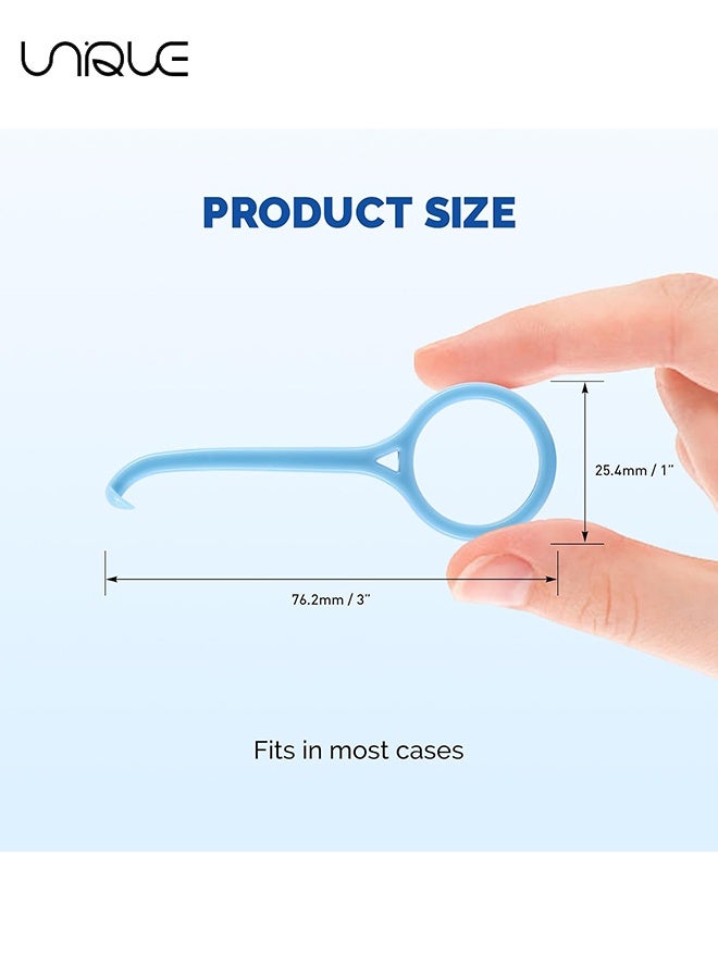 يونيك إزالة مثبت أدوات إزالة التقويم 12 قطعة - مزيل مثبت للتقويم غير المرئي - مضغ تقويم الأسنان الخفية ومجموعات أدوات إزالة الأسنان للعناية بالفم بتنظيف الأسنان (6 ألوان) - Image 2