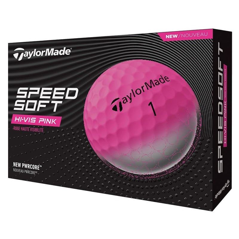TaylorMade Golf SpeedSoft Pink One Dozen - Image 1