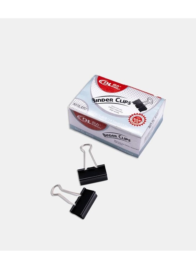 Dingli - 12Pcs Binder Clip Size 32 mm - Image 1