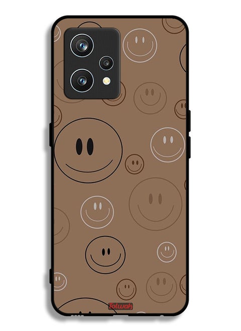 Realme 9 Pro Plus Protective Case Cover Smiley Faces Pattern