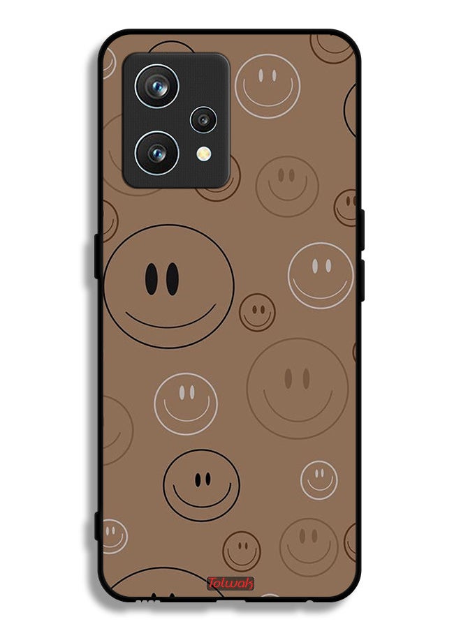 Realme 9 Pro Plus Protective Case Cover Smiley Faces Pattern