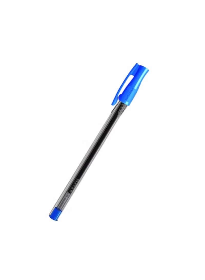 ناتاراج قلم حبر جاف برأس رفيع 0.7 مم، حبر أزرق، 50 قطعة - Image 2
