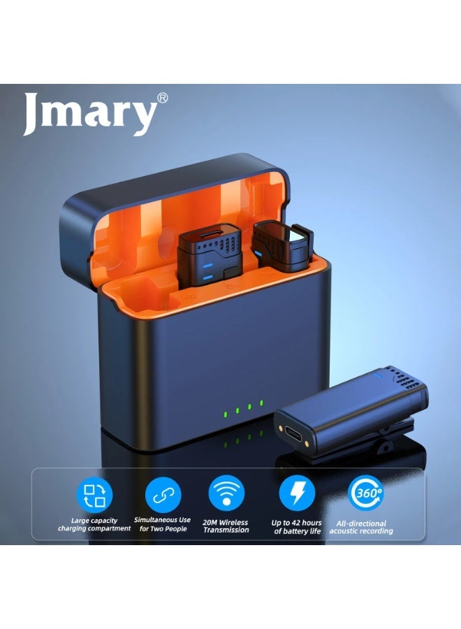 Jmary MW-16 Wireless Microphone for mobile and camera 3in1 - Image 2