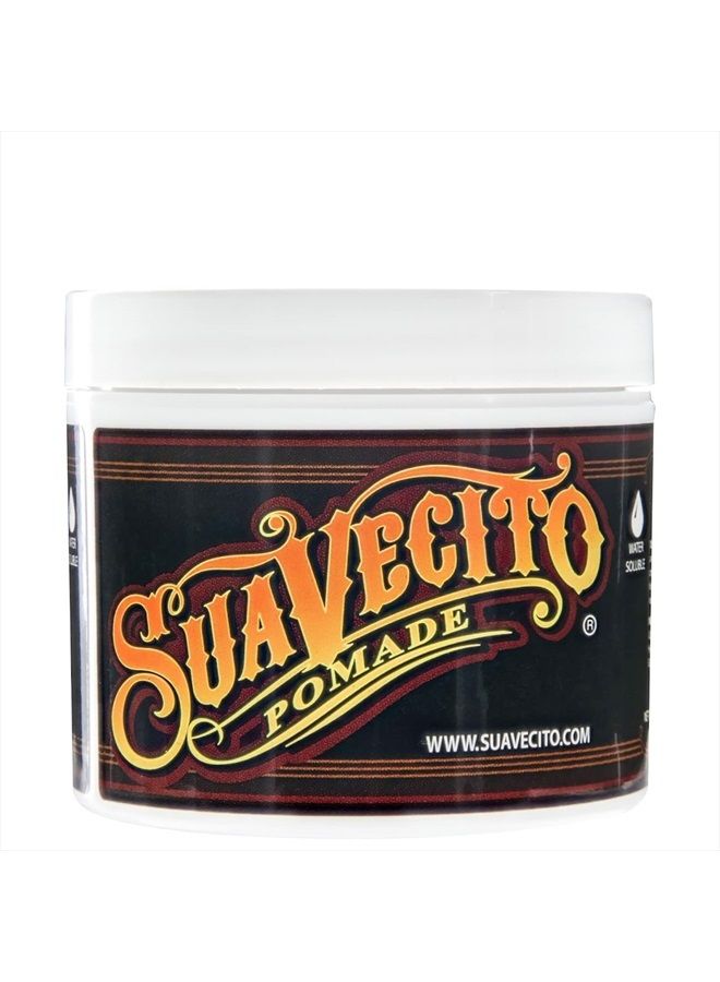 SUAVECITO Pomade Original Hold 4 oz, 1 Pack - Medium Hold Hair Pomade For Men - Medium Shine Water Based Wax Like Flake Free Hair Gel - Easy To Wash Out - All Day Hold For All Hairstyles - Image 1